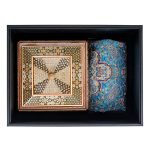 بسته شکلات خوری خاتم و ترمه ابریشم (ٰV239)