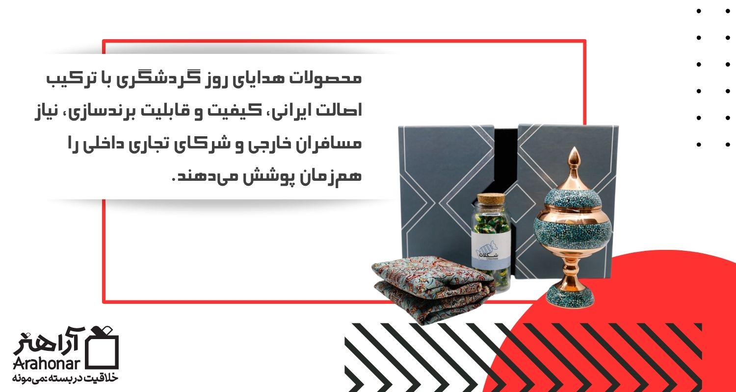 محصولات هدایای روز گردشگری