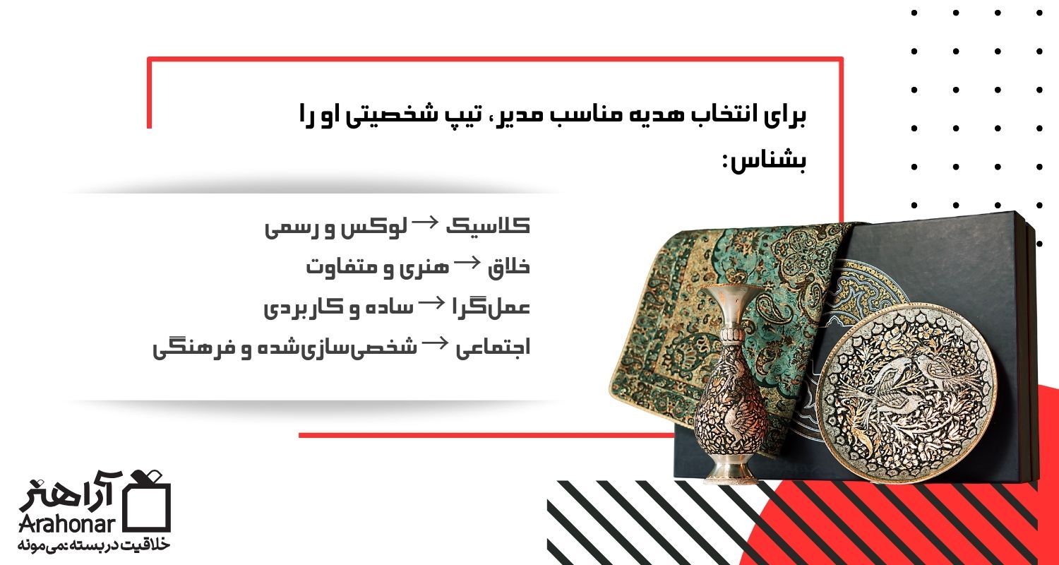 شناخت تیپ شخصیتی مدیر