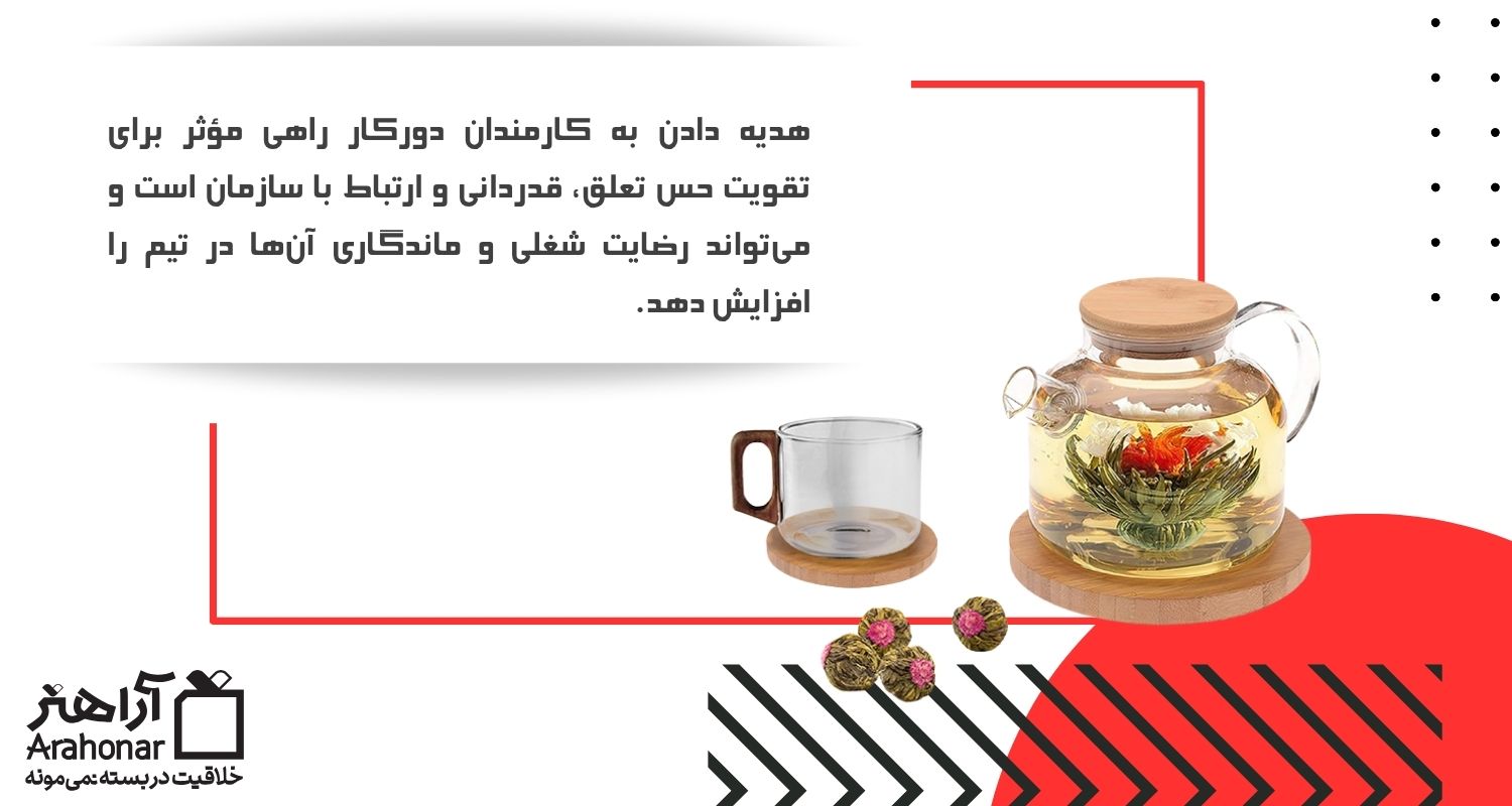 اهمیت هدیه دادن به کارمند دورکار