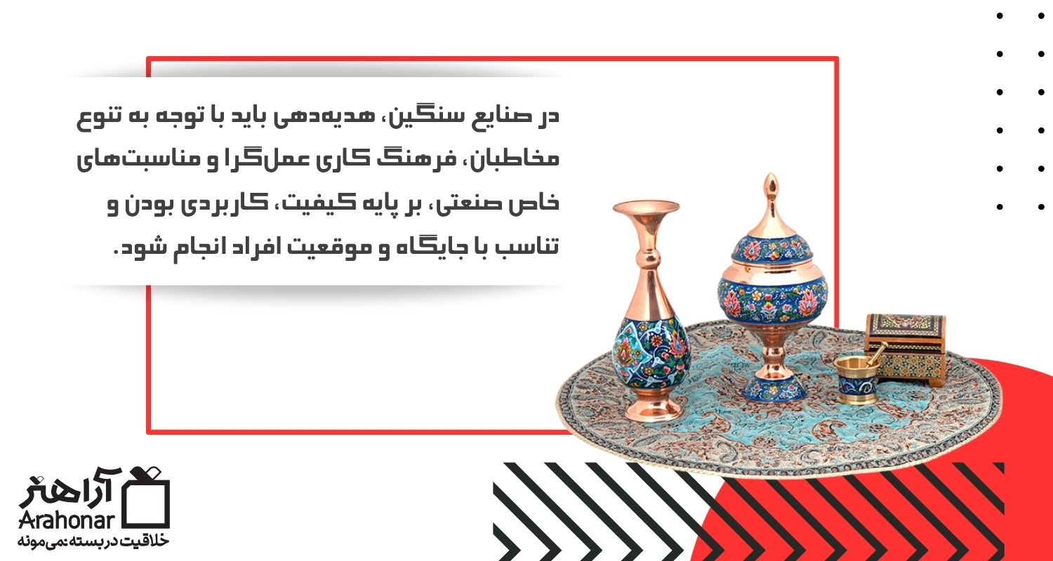 ویژگی‌های خاص هدیه‌دهی در صنایع سنگین