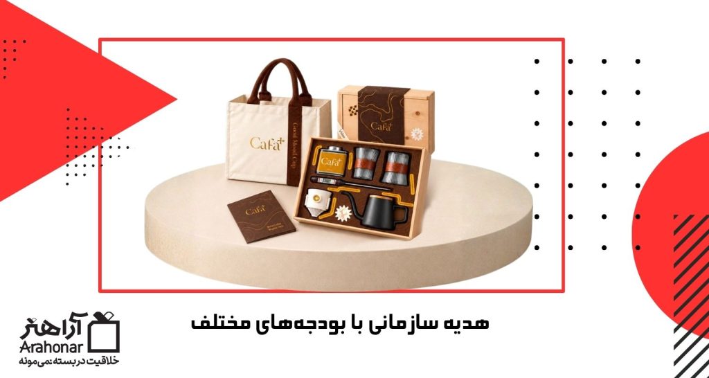 هدیه سازمانی با بودجه‌های مختلف